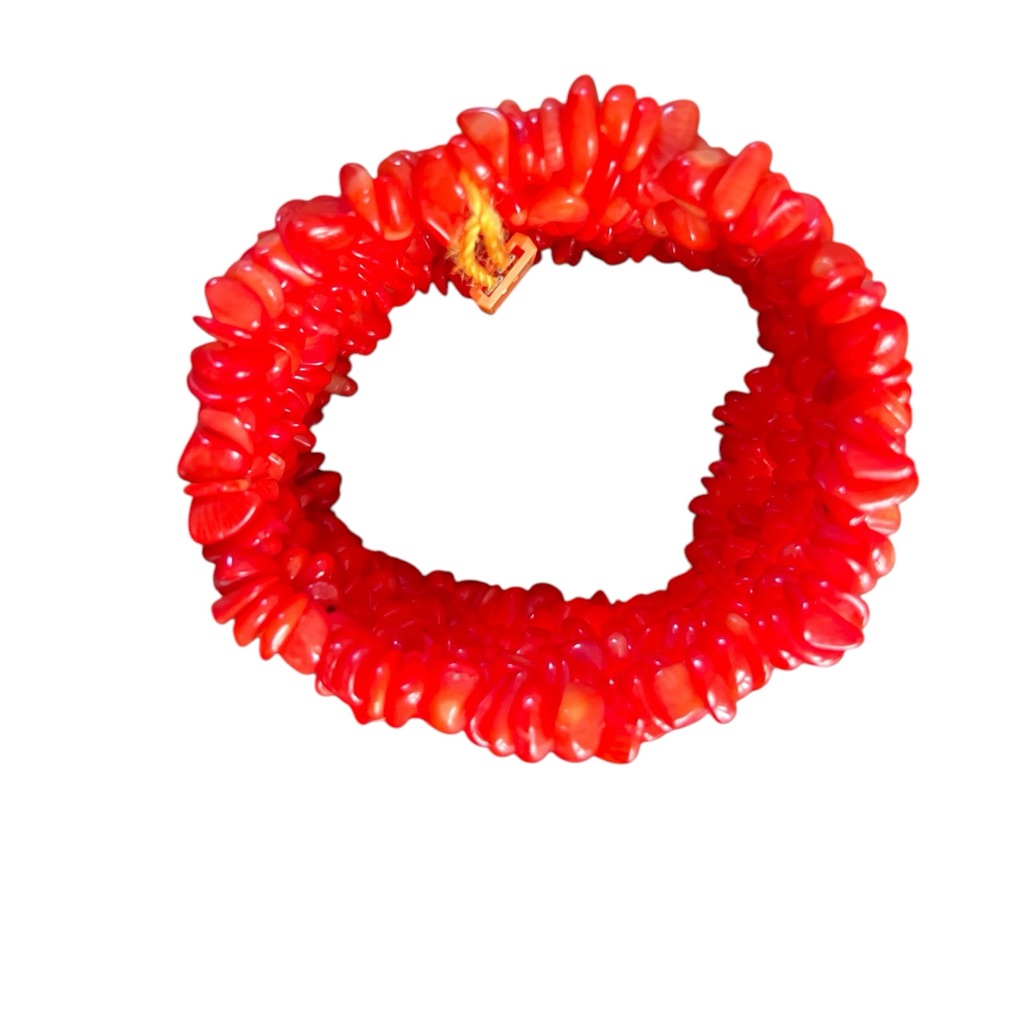 Folli Follie Red Coral Bracelet Stretch Style *New With Tag*